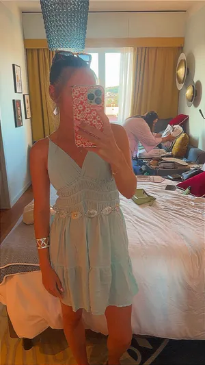 Light blue Flow Dress Size XS thumbnail 1