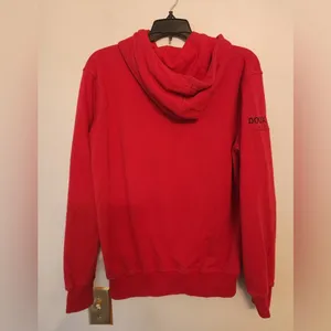 Doux bisou madeline Renee red hoodie size small thumbnail 2