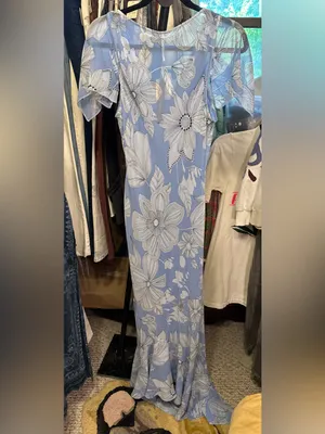 NWT Free People Moonlight Maxi Dress - blissful blue - size 6 thumbnail 10