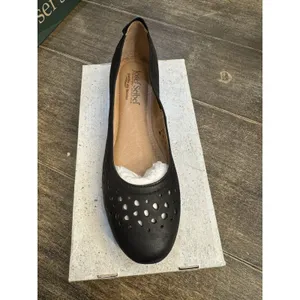 Josef Seibel Pippa Ballet Flat Womens Shoes Size EU 38 US 7.5‎ Die Cut Black!! thumbnail 2