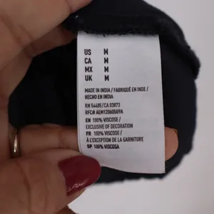 American Eagle Black Beaded Embroidered Camisole Tank Top Med thumbnail 3