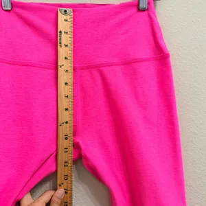 Beyond Yoga 7/8 Leggings Electric Pink Space Dye Womens Large High Waisted‎ thumbnail 11