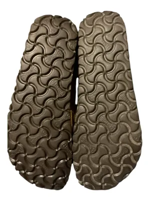 NWOT Betula by Birkenstock Metallic Gold Crystal Buckle Cork Slides Size 39 / 8 thumbnail 5
