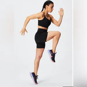NWT! Fabletics Sync Seamless High-Waisted 6'' Short - Size Small‎ - Black C34 thumbnail 5