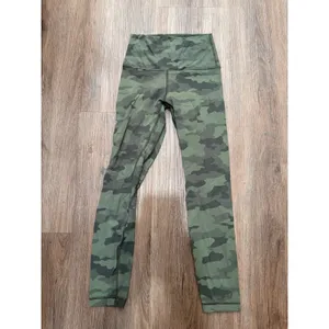 Lululemon‎ Align High-Rise Pant 28 Heritage 365 Camo Brier Sage Multi Green Sz 4 thumbnail 3
