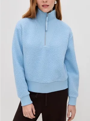 Varley Jaylin Half Zip Fleece in Glacier Blue thumbnail 2