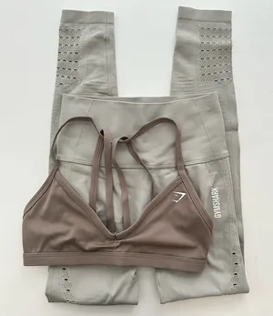 Gymshark Energy Seamless Leggings & Minimal Sports Bra Set thumbnail 1