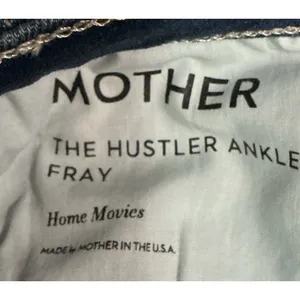 MOTHER The Hustler Ankle Fray Jeans 27 Home Movies High Rise Bootcut NWOT thumbnail 4