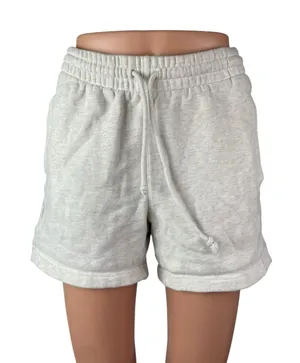 Aritzia TNA Cozy White Wide Leg Yoga Workout Athletic Activewear Sweat Shorts XS thumbnail 1
