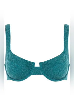 Vetchy Laguna Bikini Top Emerald Green Size XS thumbnail 3