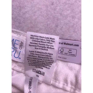 Time and Tru Wide Leg Jean Womens 6 White High Rise TT1736016271W Denim thumbnail 3