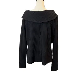 Free People We the Free Black Top Size L thumbnail 2