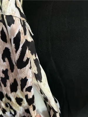 White House Black Market Women’s Leopard Print Sleeveless A-Line Dress SZ 8 thumbnail 7