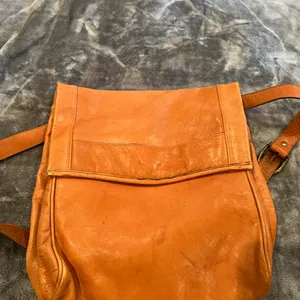 Orange Leather Shoulder Bag thumbnail 2
