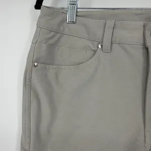 Lululemon Women's Gray Straight Leg Pants 30x30‎ Mid Rise Trouser Casual thumbnail 4