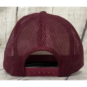 Vintage Burgundy Mr. Bad Wrench Snapback Trucker Hat thumbnail 4