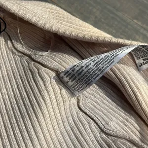 Zara Knit Bolero‎ Womens Creme Ribbed Arm Warmers Cropped thumbnail 5