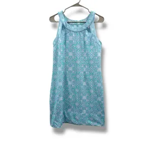 Gretchen‎ Scott Jersey Isosceles Dress Women's Medium Turquoise Travel Resort thumbnail 3