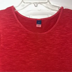 Old Navy Short Sleeve Red Maxi Dress Women’s Medium thumbnail 2
