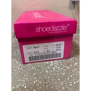 ShoeDazzle Missty Black Pointed Lace-Up Flats w/ Tassels Sz 8‎ NIB thumbnail 3