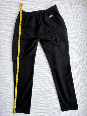 FIGS Yola High-Rise Slim Scrub Pant - Black - XS thumbnail 11