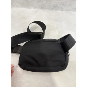 Ododos Black Nylon Belt Bag Emily 2026‎ Wolf Graphic Waist Pack Crossbody thumbnail 3