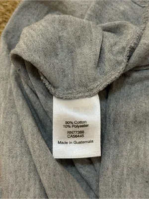 J.Crew love first grey rainbow font pride T-shirt women’s size medium thumbnail 7