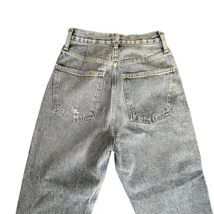 AGOLDE High Rise Straight Crop Jeans ALTERED Size 23 90s Crop thumbnail 5