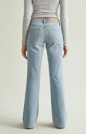 Pacsun Women’s Jade Low Rise Bootcut Jeans Light Blue thumbnail 3