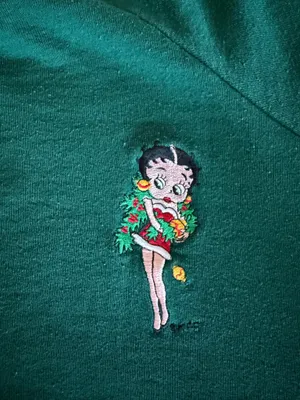 Vintage Betty boop Christmas crew neck sweatshirt thumbnail 4