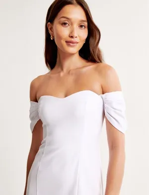Abercrombie White Midi Dress thumbnail 2
