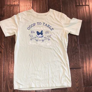 Lost creek outfitters T-shirt coop to table free range farm fresh eggs medium thumbnail 2