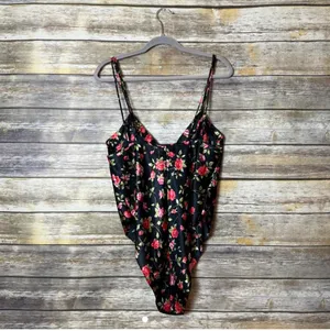 Intimate Moods teddy floral bodysuit thumbnail 2
