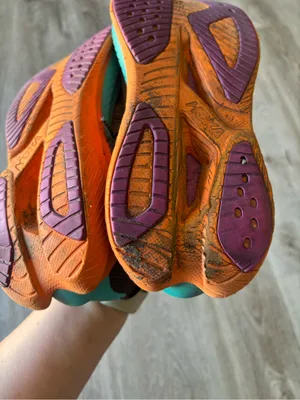 Hoka Mach X 2 Running Shoes in Black, Teal, Orange and Pink thumbnail 7