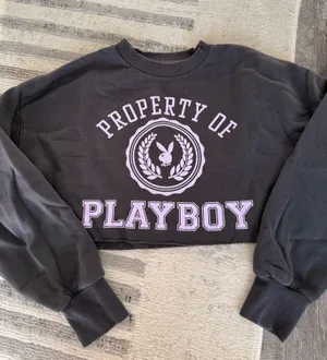 Playboy PacSun Cropped Sweatshirt thumbnail 1