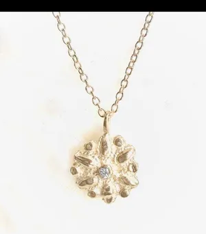 NWT Robin Haley Gold Freedom Necklace with Diamond thumbnail 3