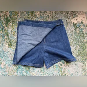 Vintage Y2K Tapemeasure denim jean skort, size 12 thumbnail 2