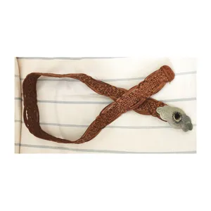 Vintage braided leather hooking belt thumbnail 5