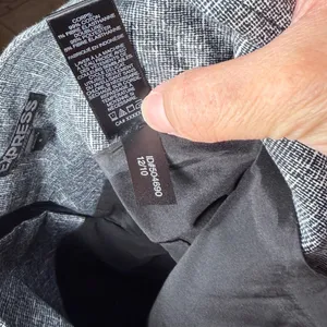 Express Gray Mini Skirt‎ Womens Size 6 Lined Back Zip thumbnail 4