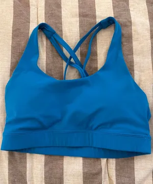 Blue Sports Bra thumbnail 1