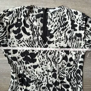 BA&SH Olga Abstract-print midi Dress In Ecru thumbnail 13