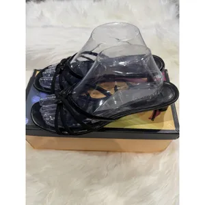 Predictions Women's 9.5 Black Strappy Kitten Heel Sandals Y2K 62333-04 Jubilee thumbnail 2