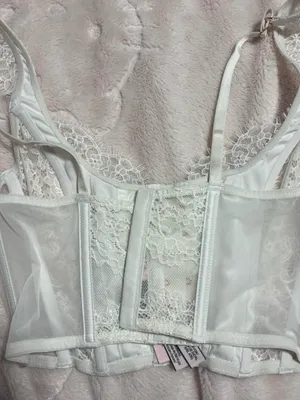 Victoria's Secret Lace Satin Corset Top thumbnail 5