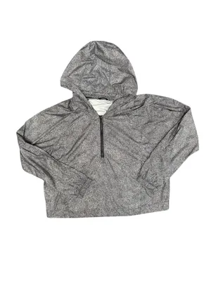 Lululemon I Put A Shell On You 1/4 Zip Hooded Long Sleeve Jacket Black White 10 thumbnail 6