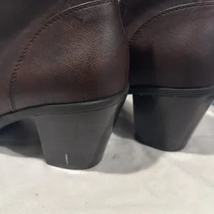 Cloudwalkers By Avenue MYLA Side Zip Ankle Boots Booties Brown Women’s Size 10W thumbnail 6