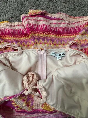 FashioNova Crochet Vacation Romper thumbnail 3