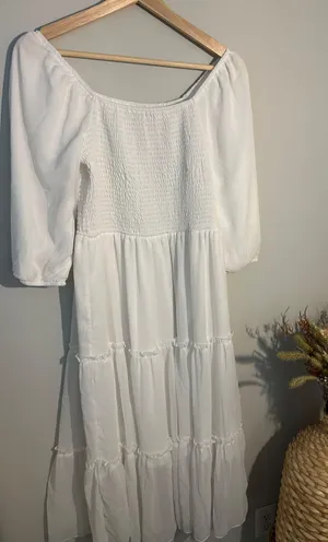 Boutique White Midi Dress thumbnail 3