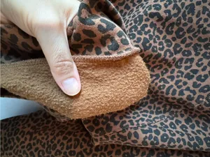 Marine Layer Women’s Cloud 9 Fleece Lined Leopard ‎Crewneck Sweatshirt Size M thumbnail 9