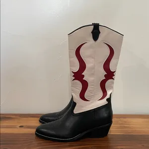 Nine West Cwyft Western Boots Faux Leather Size 9M NEW! thumbnail 10