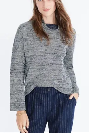 Madewell Mockneck Pullover Top thumbnail 1